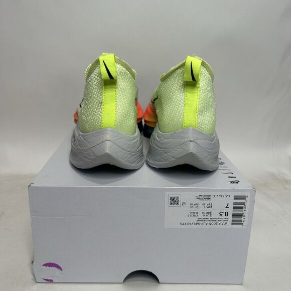 Nike Air Zoom Alphafly NEXT% “Barely Volt Orange” 2024 - Picture 4 of 11